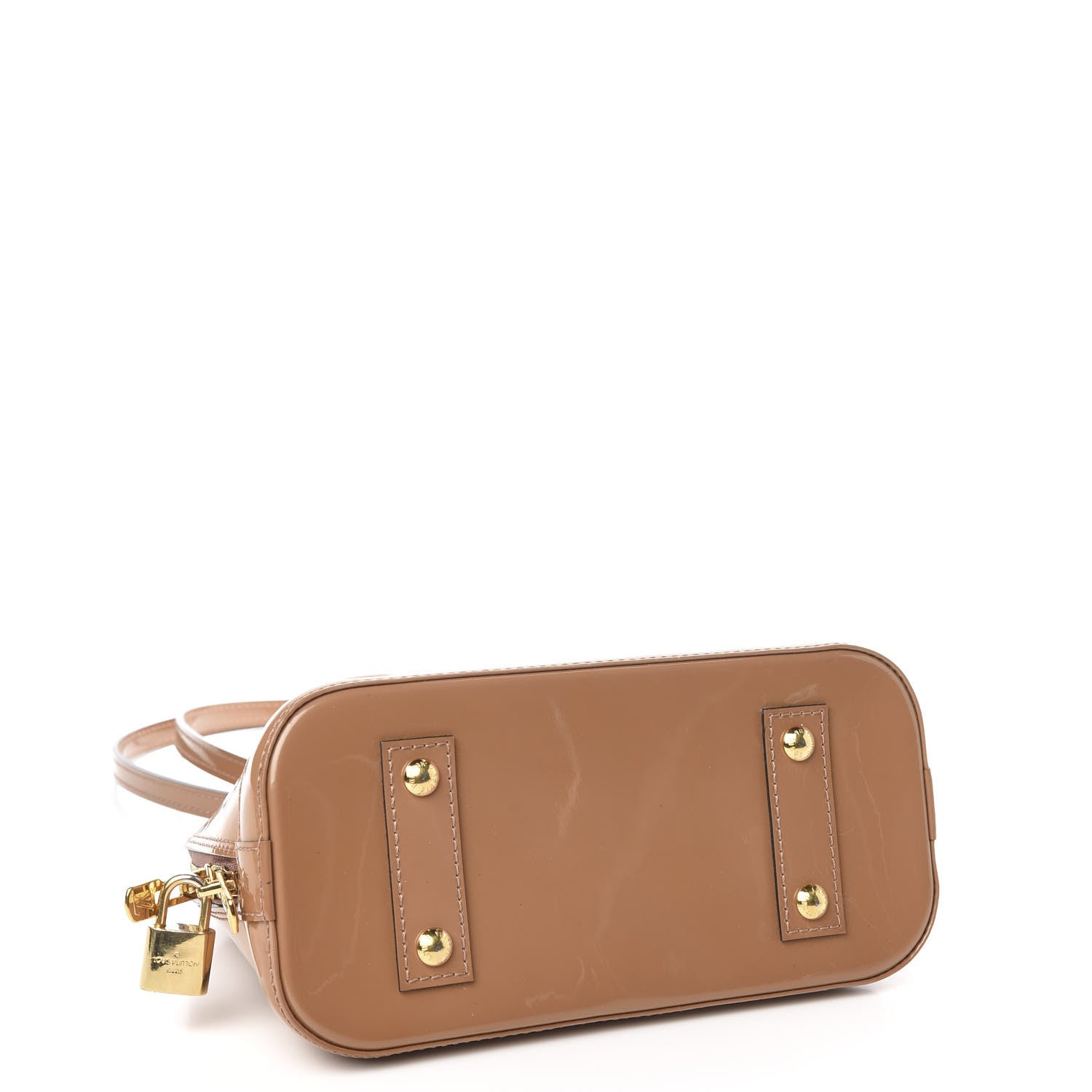 Louis Vuitton Vernis Alma BB Rose Velours 4 of 9