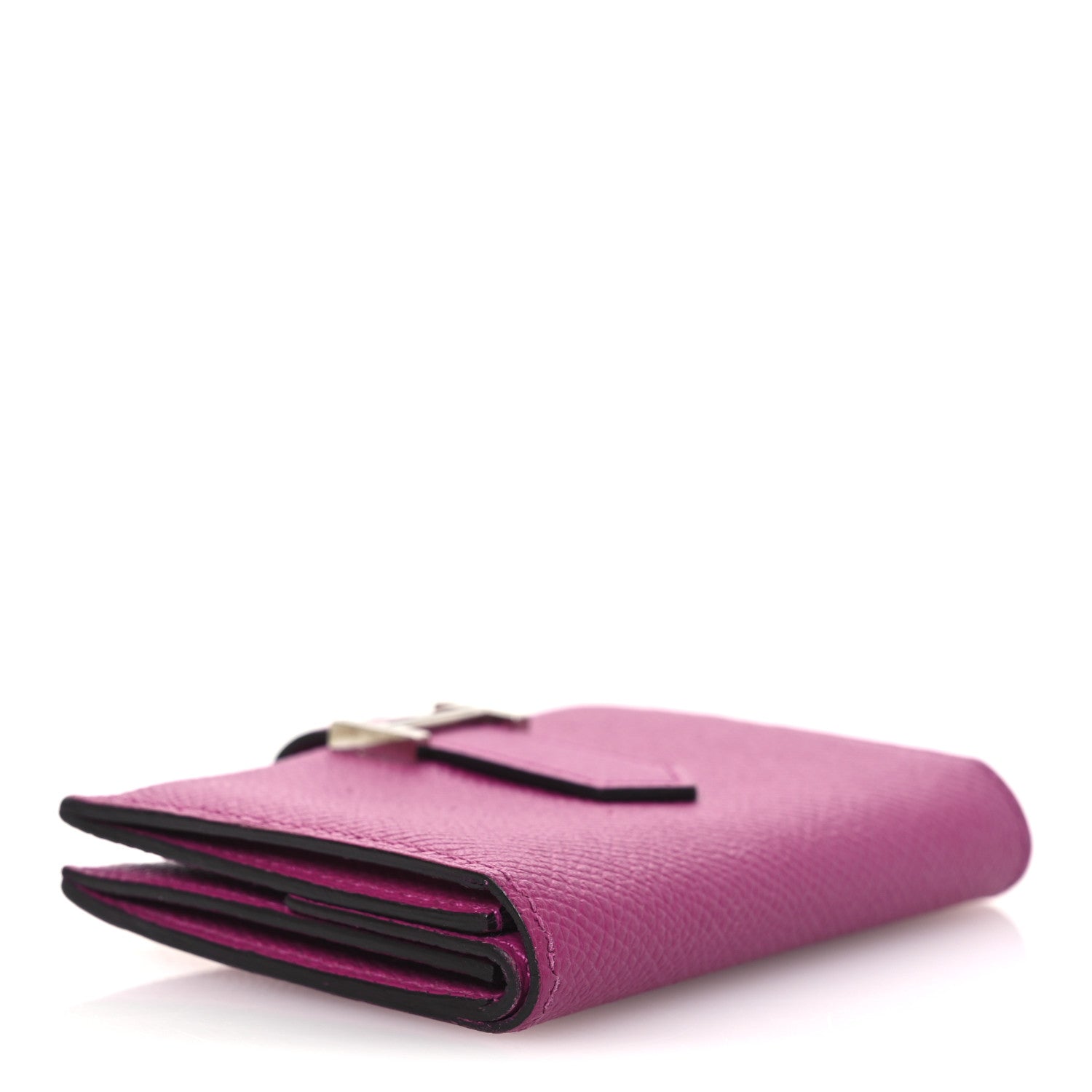 Hermes Epsom Mini Bearn Wallet Rose Pourpre 4 of 12