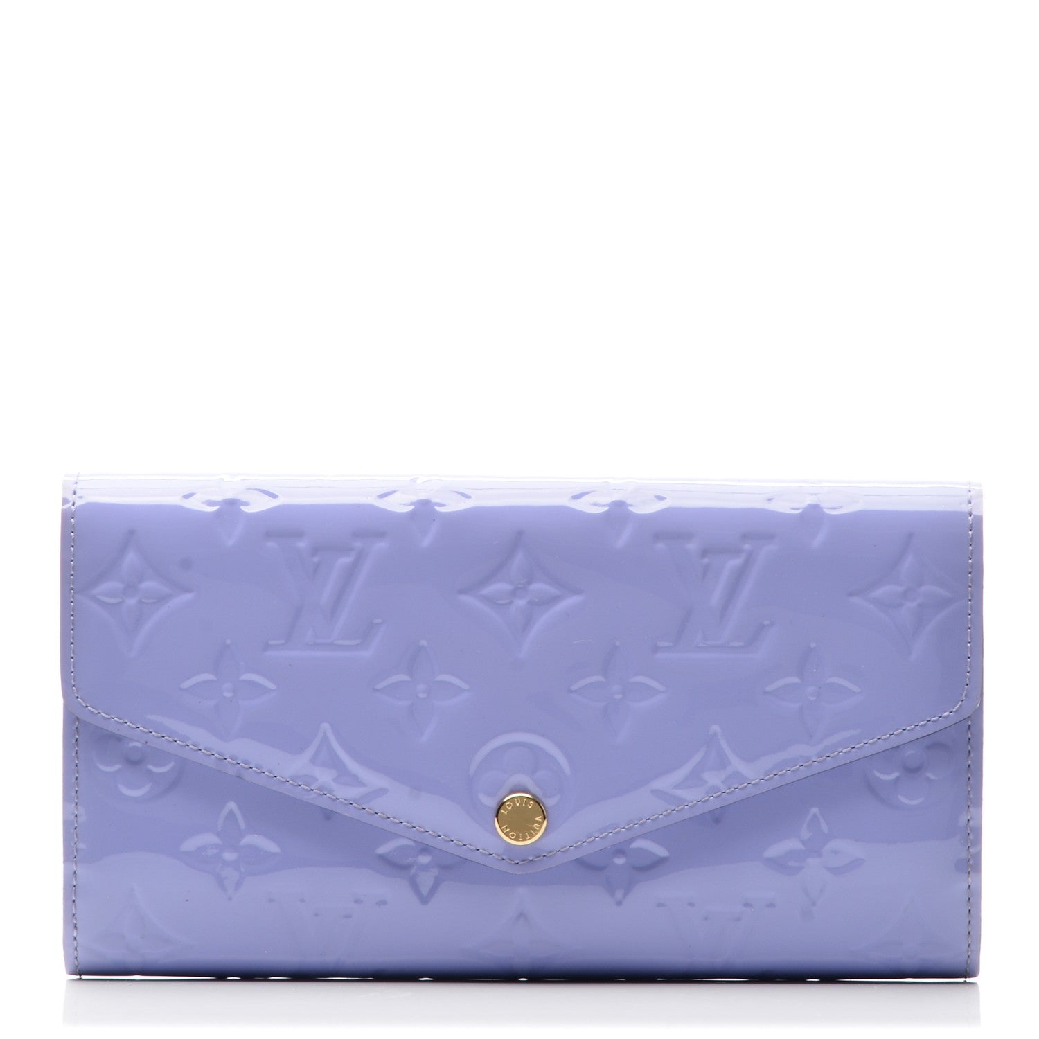 Louis Vuitton Vernis Sarah Wallet NM Lilac 1 of 6