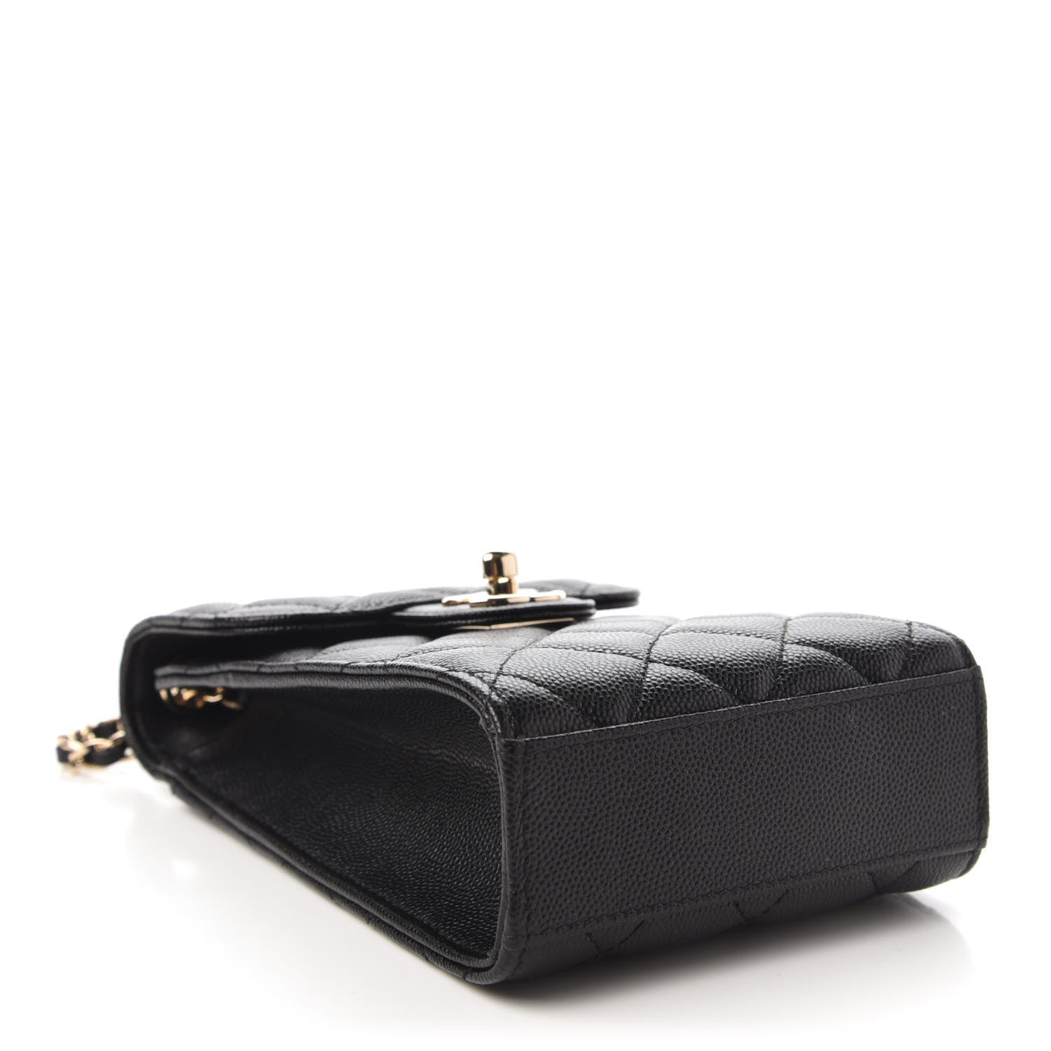 Chanel Caviar Quilted Classic Phone Holder Black 4 of 12