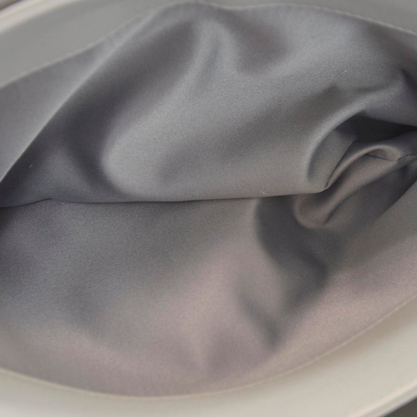 Lambskin Quilted 3 Flap Grey