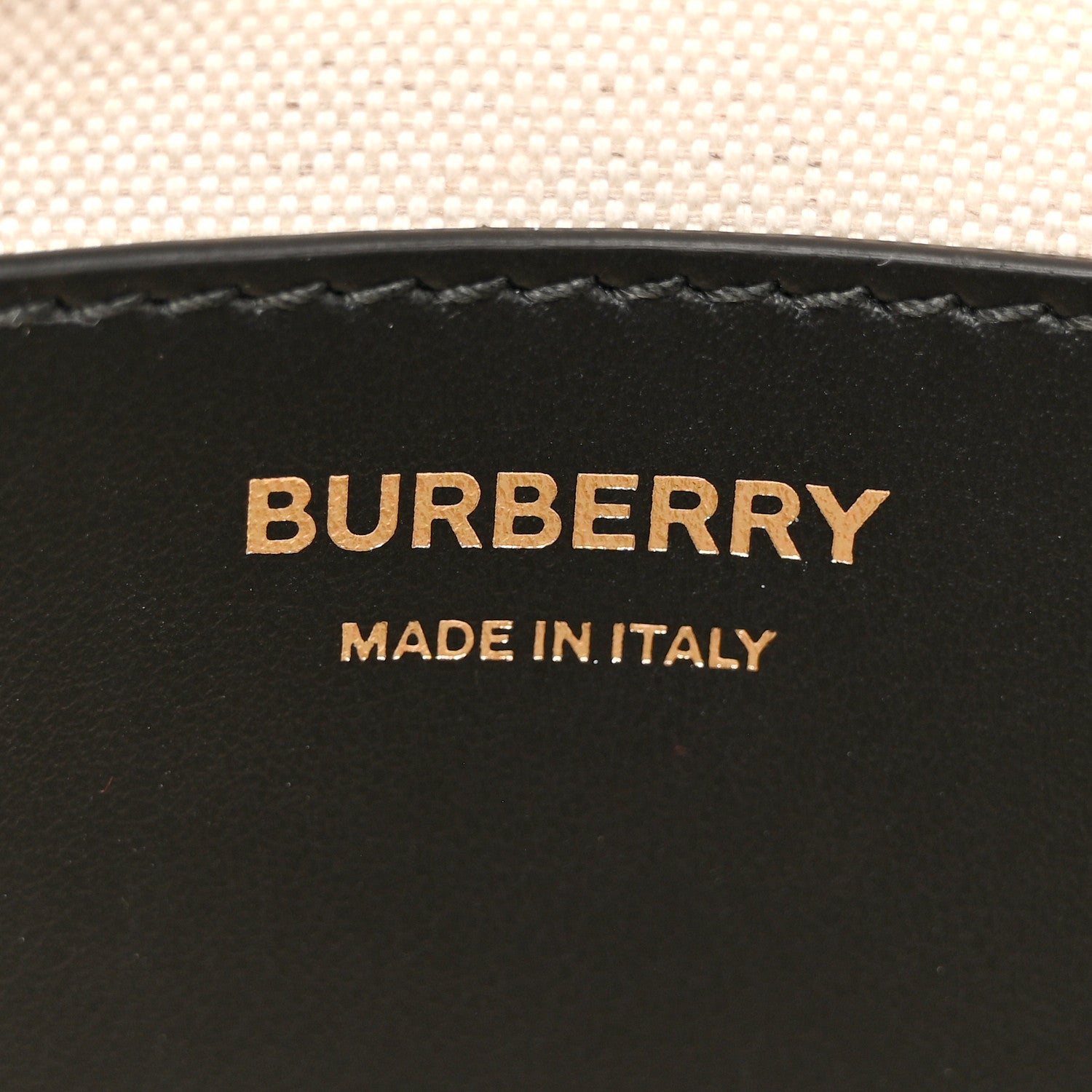 Burberry Raffia Calfskin TB Small Note Crossbody Bag Natural Black 6 of 11