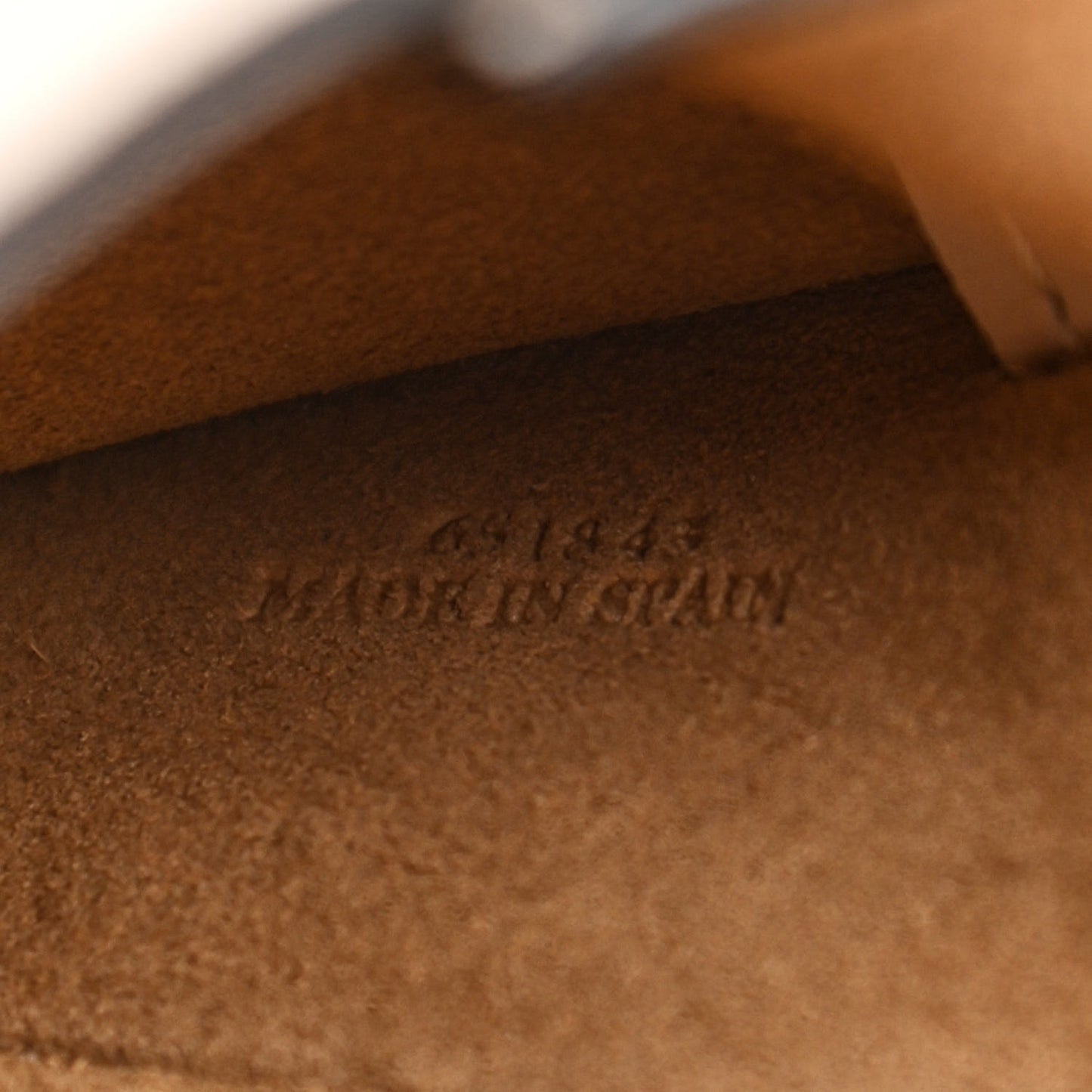Grained Calfskin Small Gate Crossbody Bag Light Oat