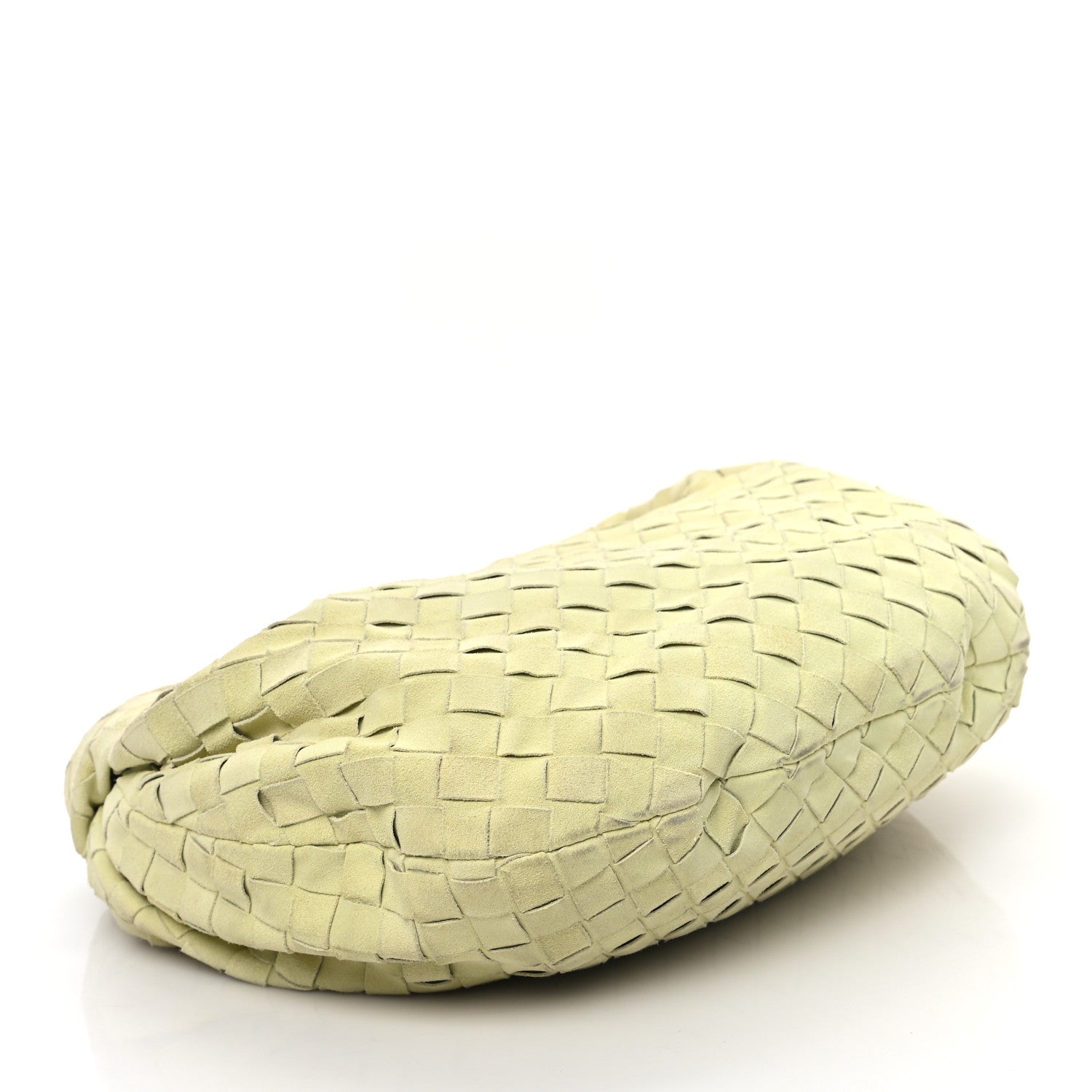 Bottega Veneta Suede Calfskin Intrecciato Teen Jodie Hobo Lemon Wash 4 of 11