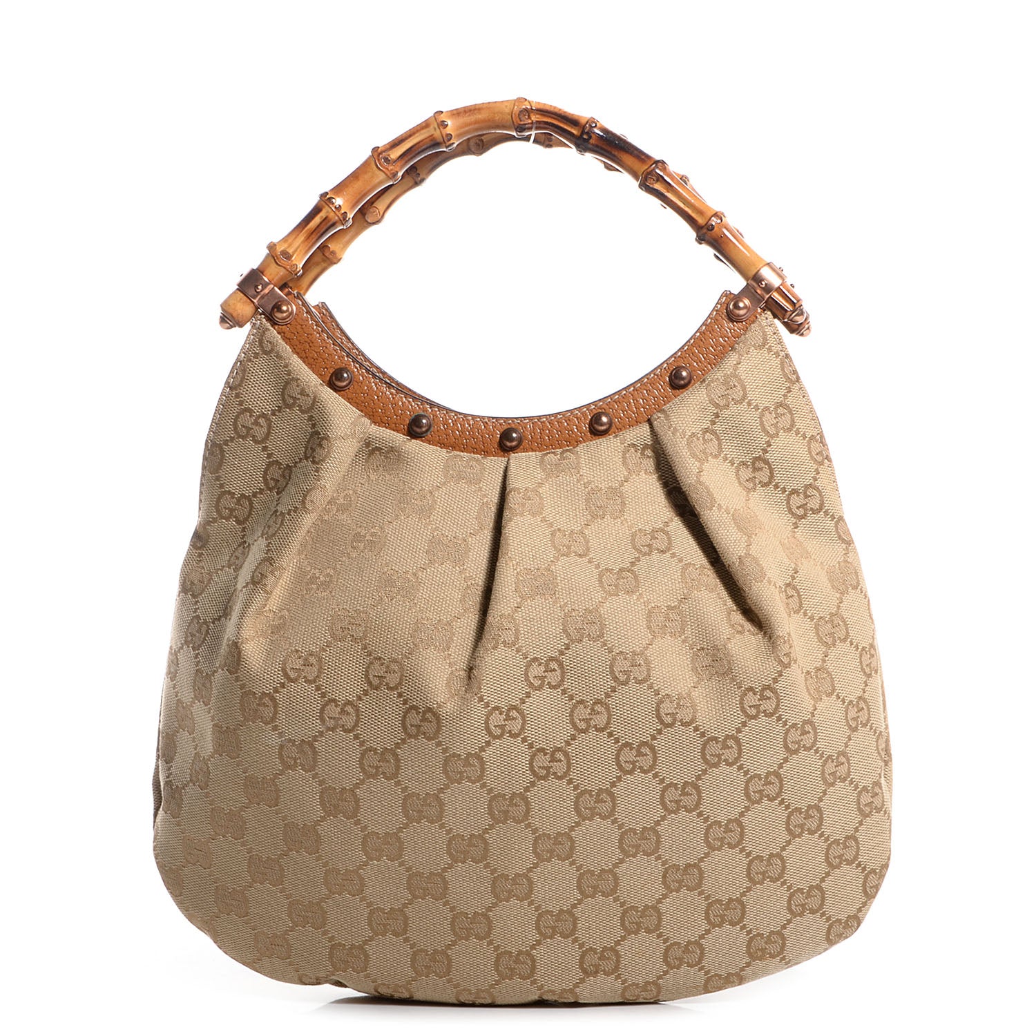 Gucci Monogram GG Bamboo Handle 1 of 7