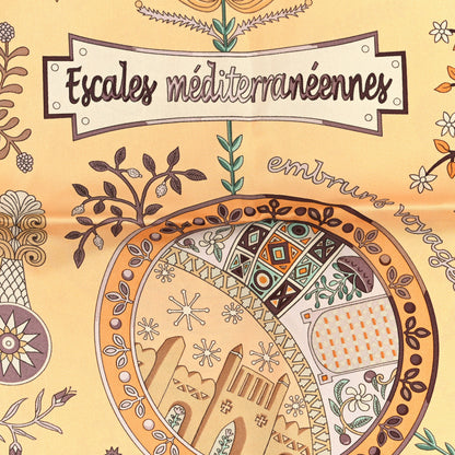 Hermes Silk Escales Méditerranéennes Scarf 90 4 of 4