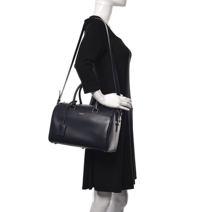 Saint Laurent Calfskin Classic Duffle 6 Marine 2 of 8