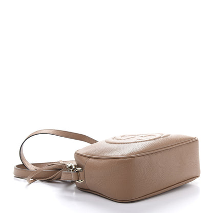 Gucci Pebbled Calfskin Small Soho Disco Bag Rose Beige 4 of 12
