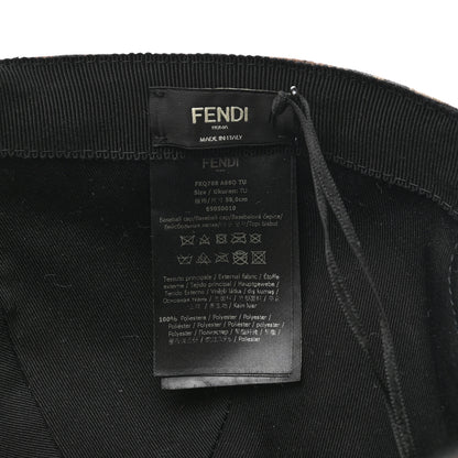 Fendi Canvas FF Reloaded Baseball Hat Tobacco Yellow 8 of 8