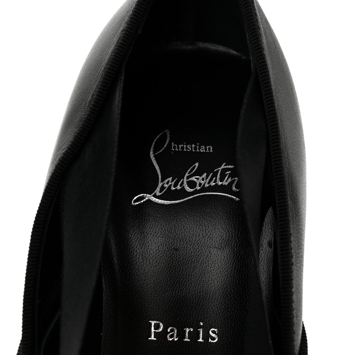 Christian Louboutin Nappa Cassiastic 100 Pumps 38.5 Black 8 of 8
