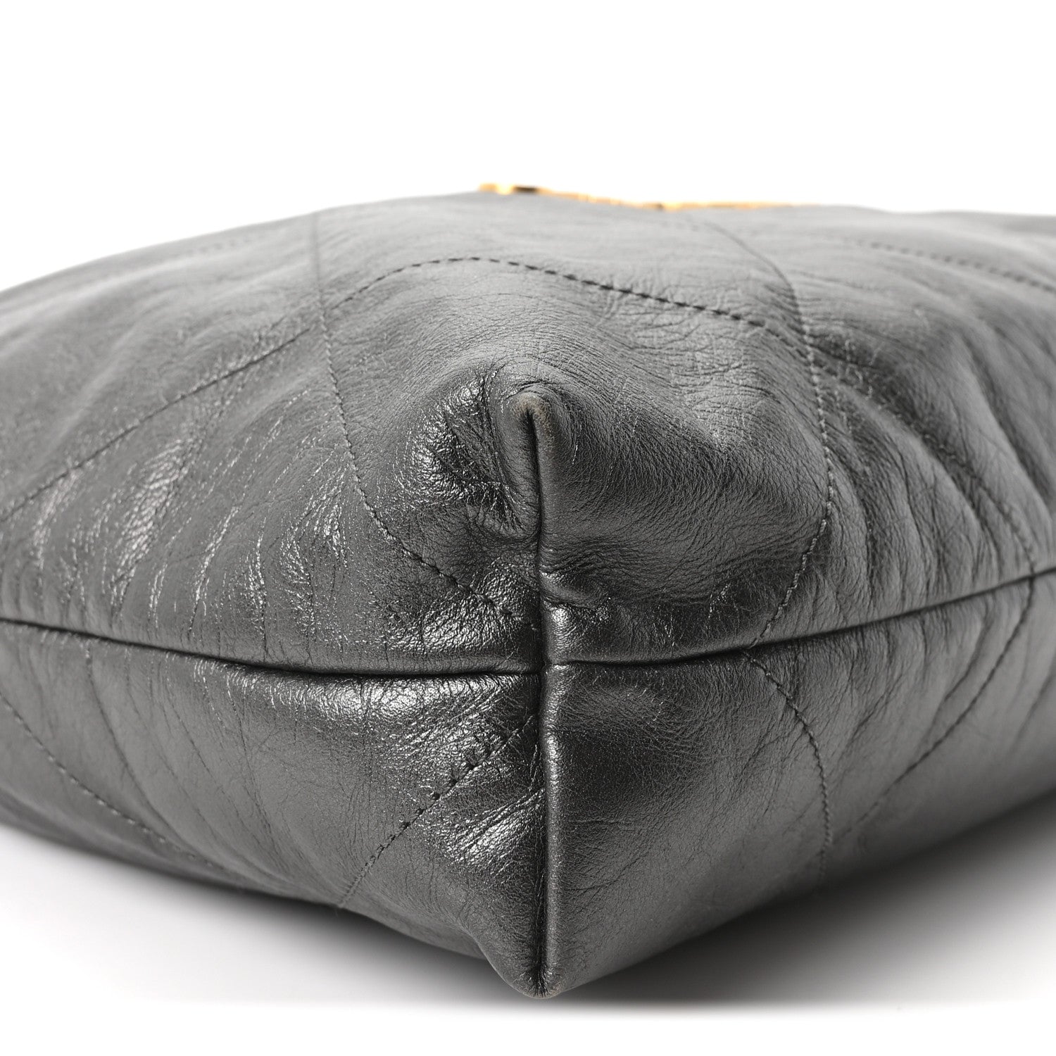 Chanel Metallic Calfskin Quilted Chanel 22 Ruthenium 9 of 10