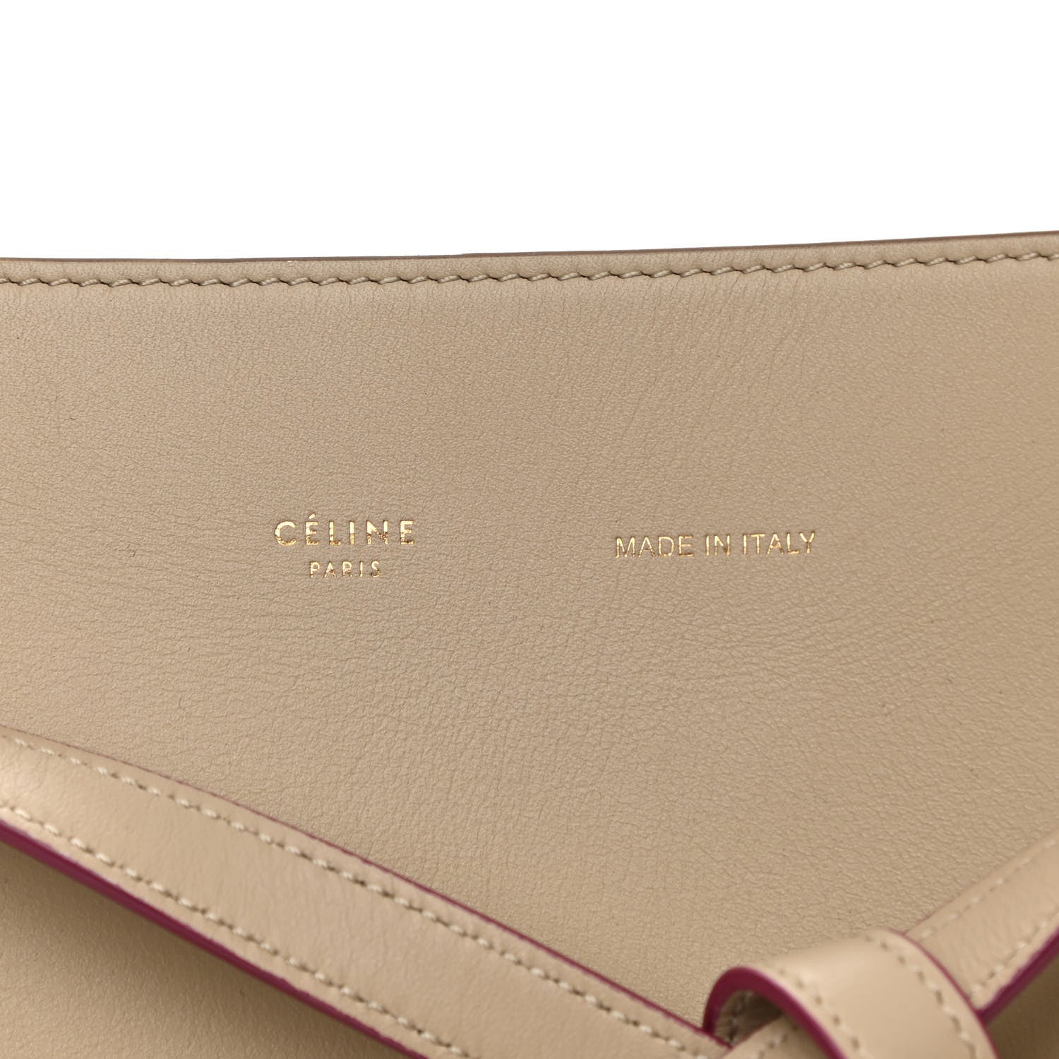 Celine Smooth Calfskin Small Belt Cabas Phantom Beige 6 of 10