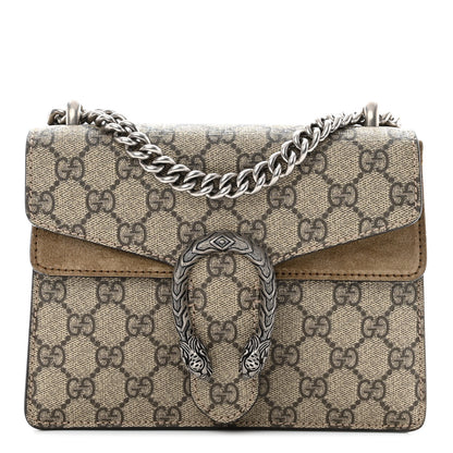 Gucci GG Supreme Monogram Mini Dionysus Shoulder Bag Taupe 1 of 9