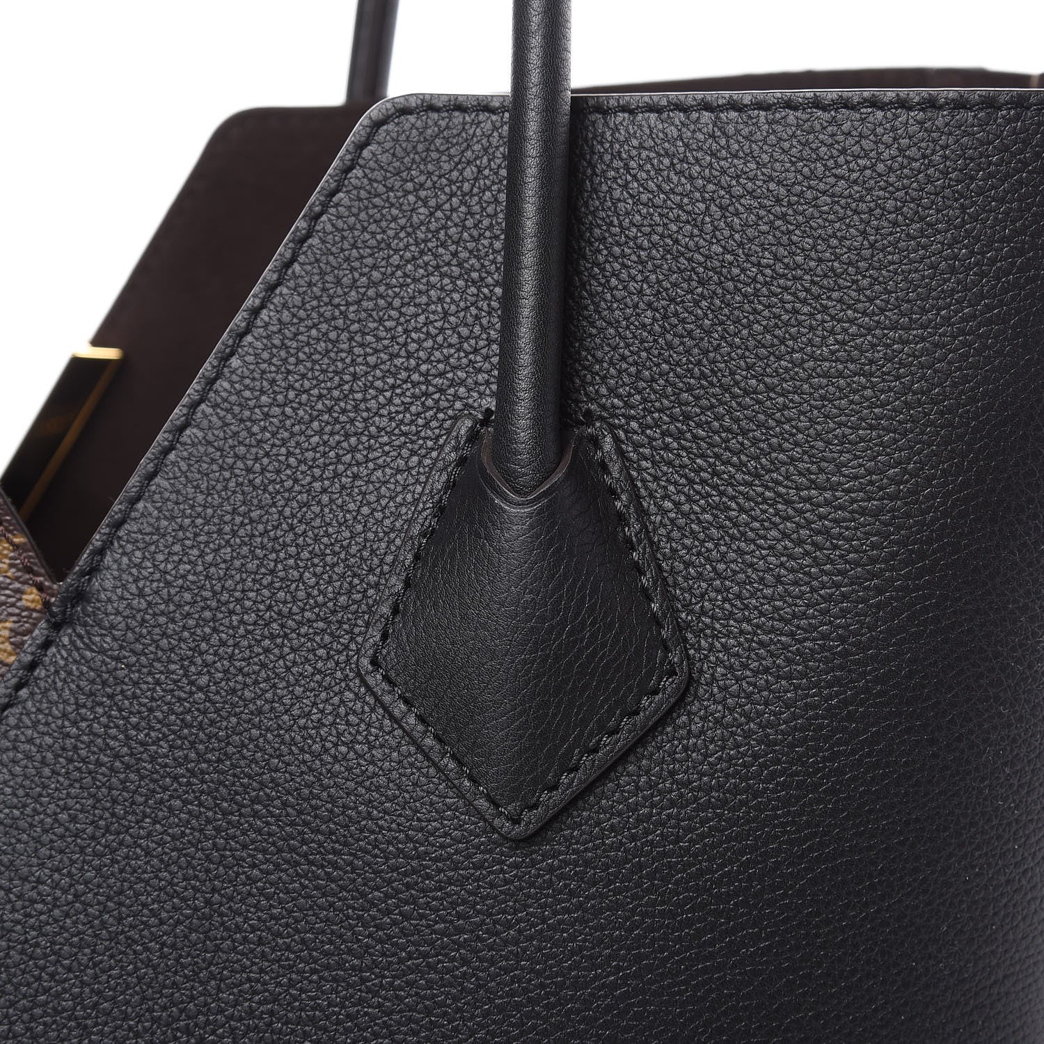 Louis Vuitton Calfskin Monogram Kimono Tote Black 9 of 10
