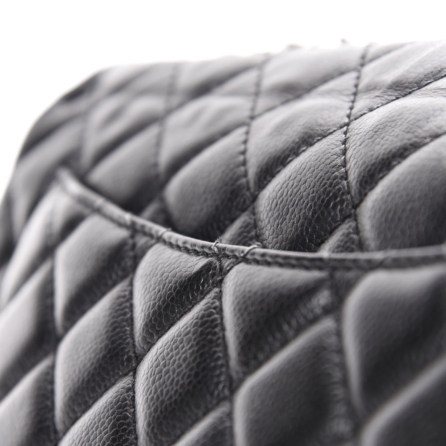 Caviar Quilted Jumbo Single Flap Black