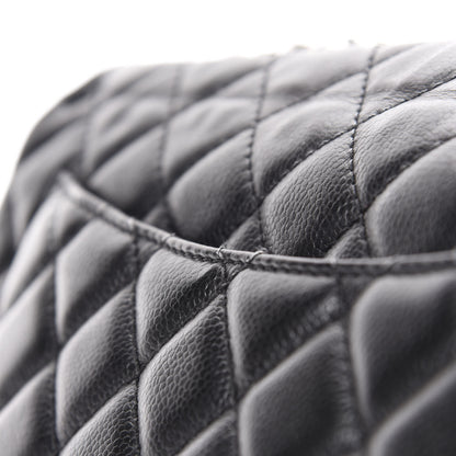 Chanel Caviar Quilted Jumbo Single Flap Black 8 of 11