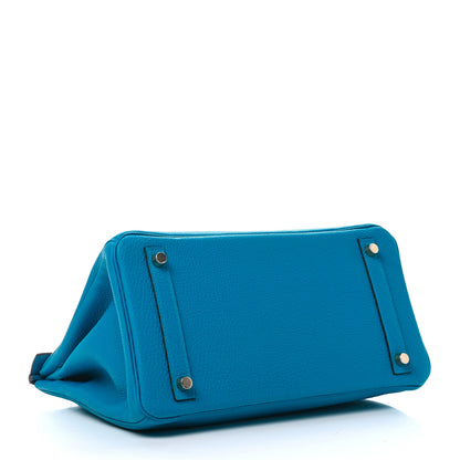 Hermes Togo Birkin 30 Bleu Zanzibar 4 of 10
