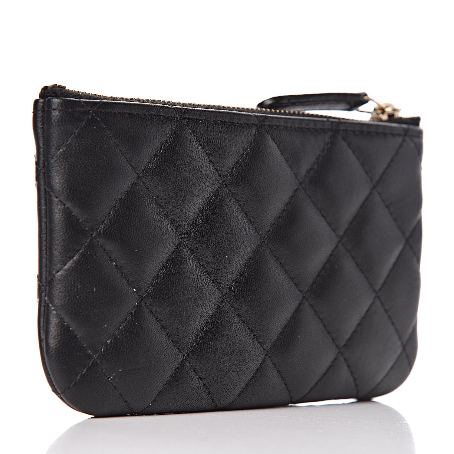 Chanel Lambskin Quilted Casino Coin Purse Black 3 of 8