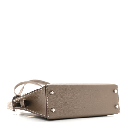 Hermes Epsom Mini Kelly Sellier 20 Etoupe 4 of 9