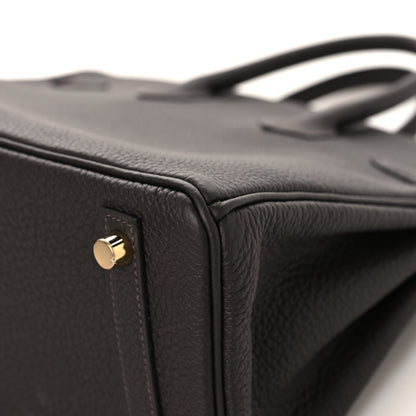 Hermes Togo Birkin 25 Bai Brun 10 of 11