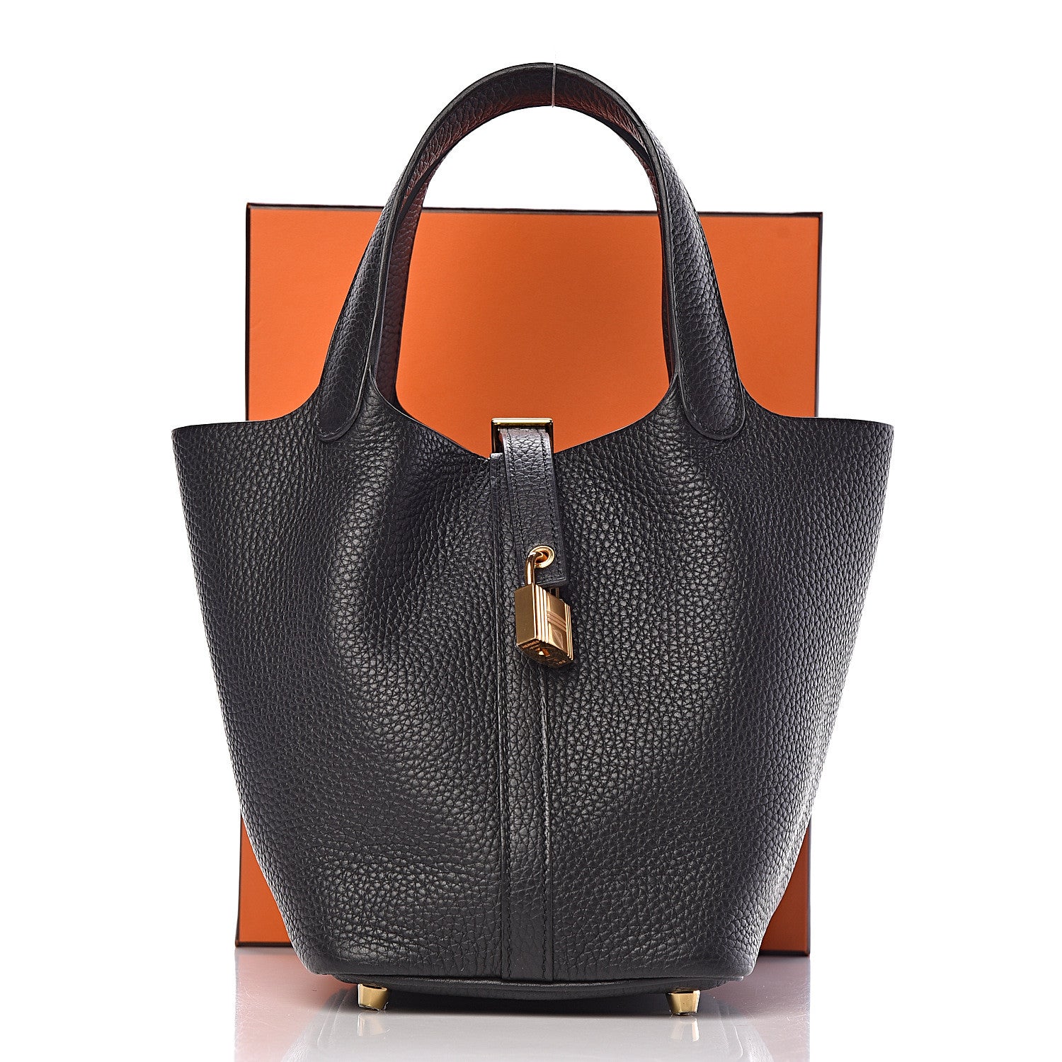 Hermes Taurillon Clemence Picotin Lock 18 PM Black 10 of 10