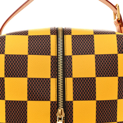 Louis Vuitton Damier Pop Shoes Bag Yellow 7 of 11
