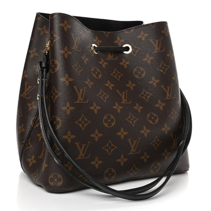 Louis Vuitton Monogram Neonoe MM Black 2 of 6