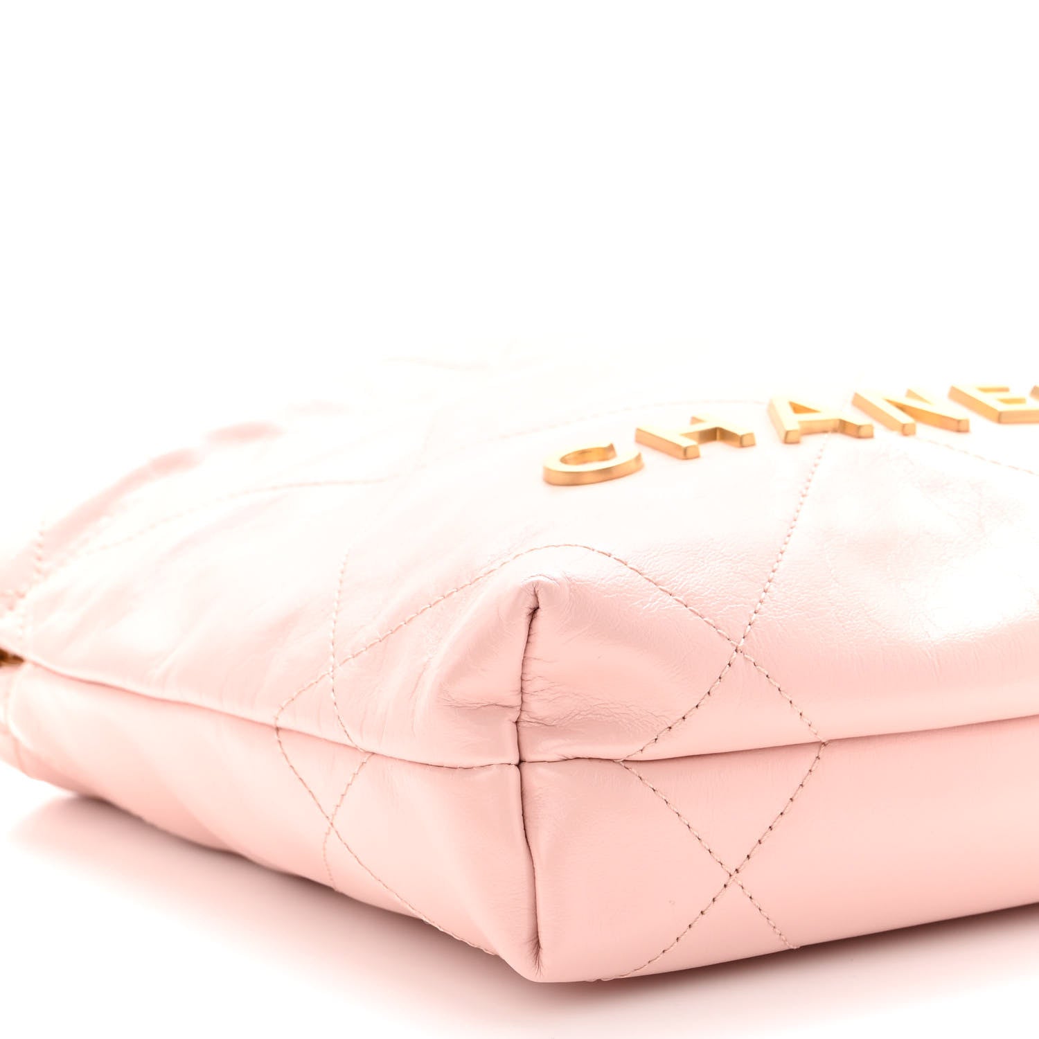 Chanel Shiny Calfskin Quilted Mini Chanel 22 Rose Clair 8 of 10