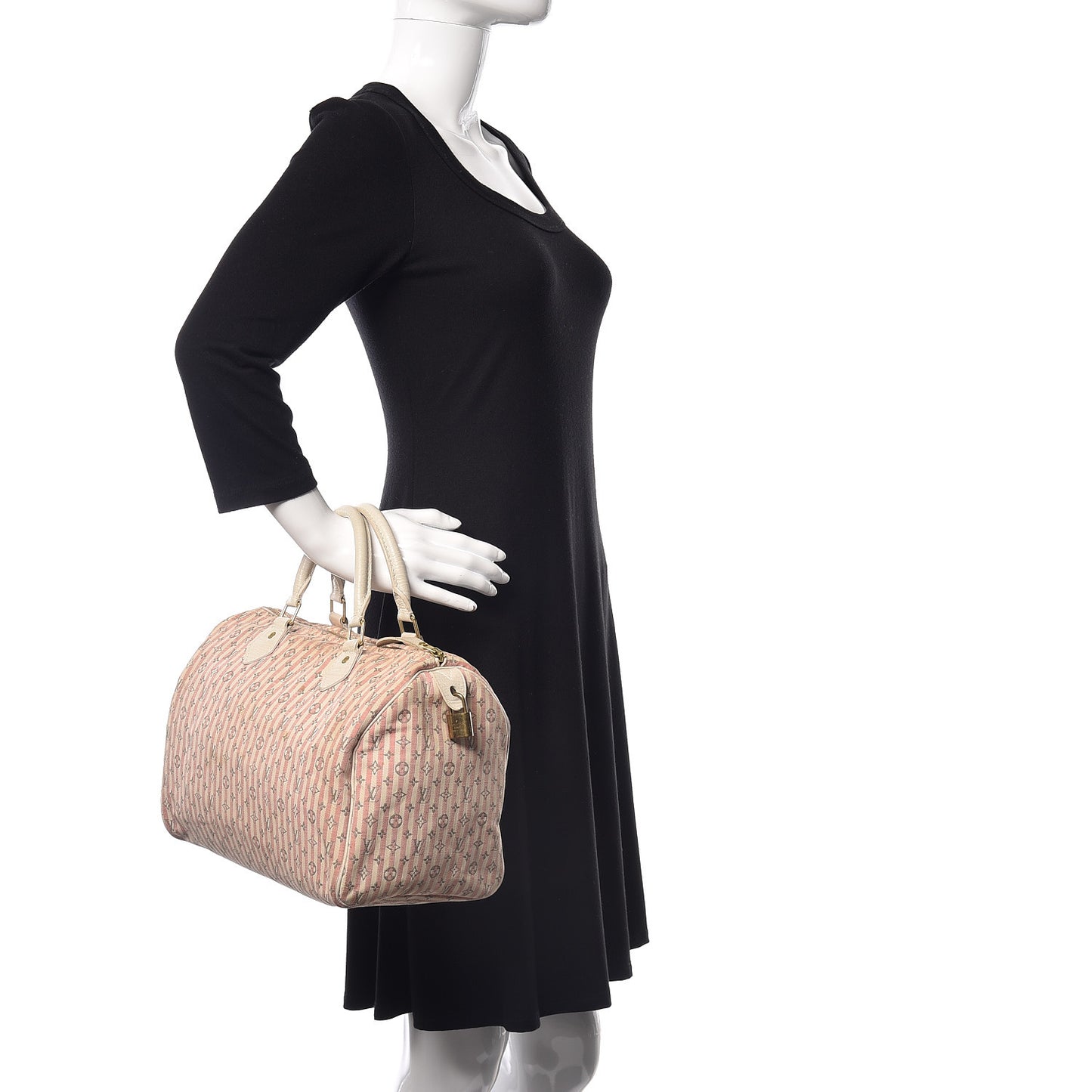 Mini Lin Croisette Speedy 30 Rouge