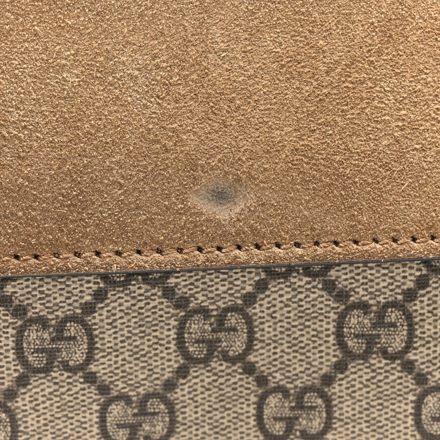 GG Supreme Monogram Small Dionysus Shoulder Bag Taupe