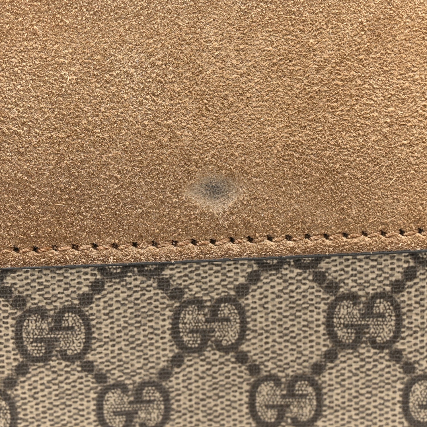 Gucci GG Supreme Monogram Small Dionysus Shoulder Bag Taupe 10 of 10