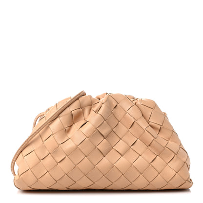 Bottega Veneta Nappa Intrecciato The Mini Pouch Almond 1 of 10