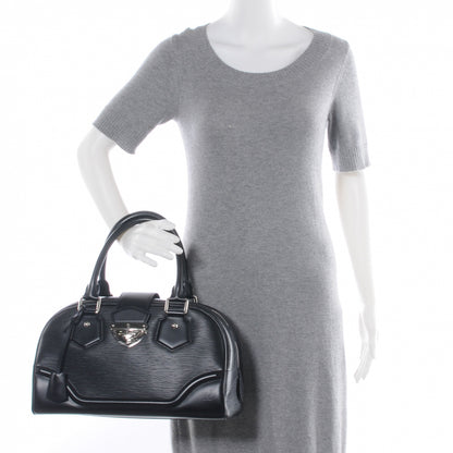 Louis Vuitton Epi Bowling Montaigne GM Black 2 of 8