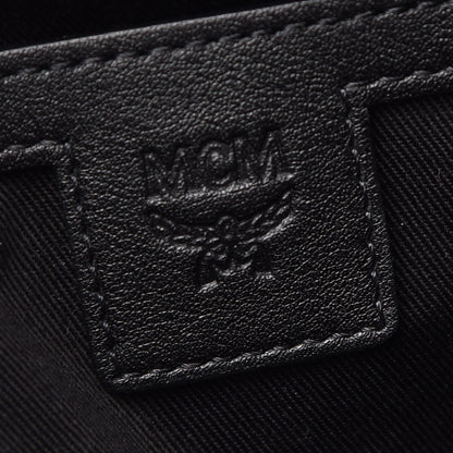 MCM Calfskin Ottomar Monogram Duke Backpack Black 7 of 7