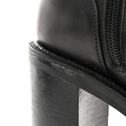 Christian Louboutin Calfskin Spikes TS Croc 70 Boots 35 Black 9 of 13