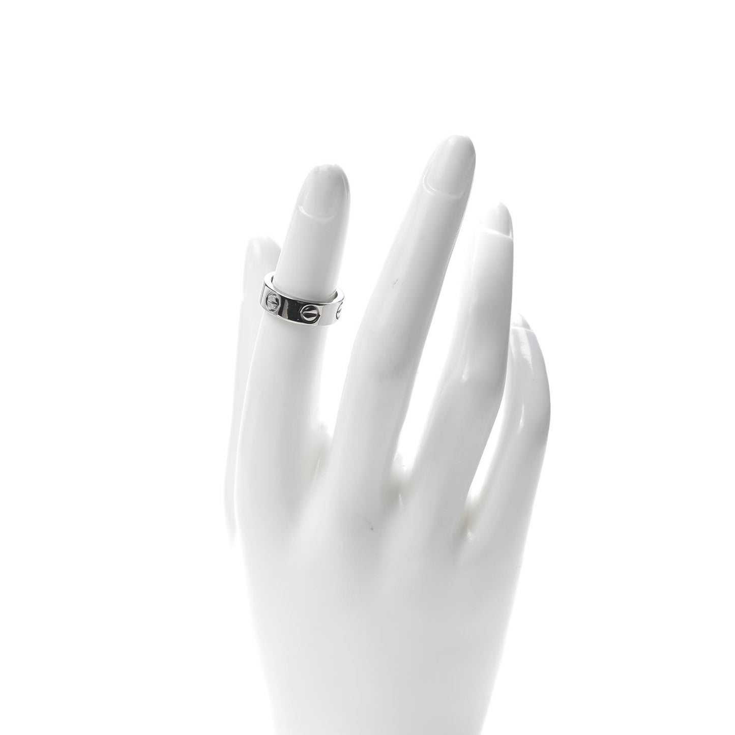 18K White Gold 5.5mm LOVE Ring 47 4