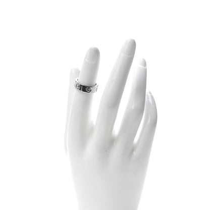 Cartier 18K White Gold 5.5mm LOVE Ring 47 4 2 of 6