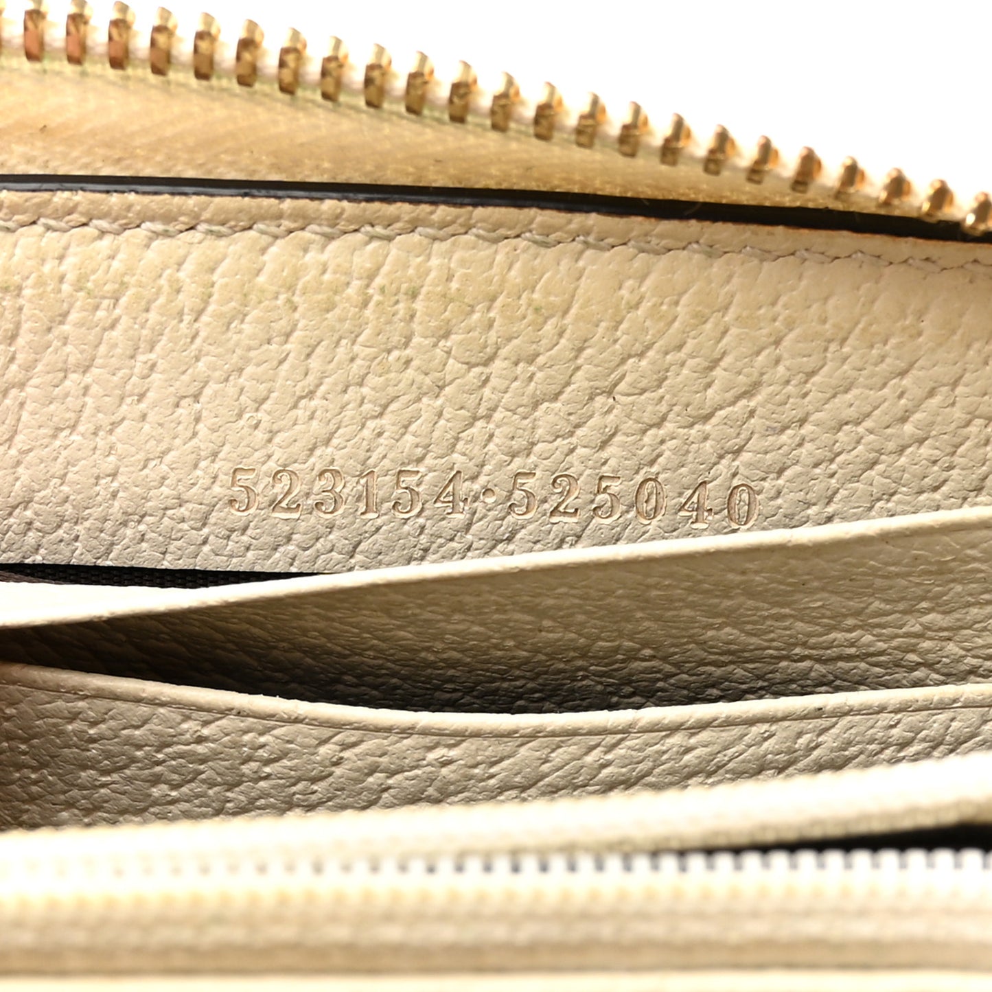 GG Supreme Monogram Flora Ophidia Zip Around Wallet White