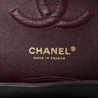 Chanel Lambskin Quilted Medium Double Flap Black 6 of 10