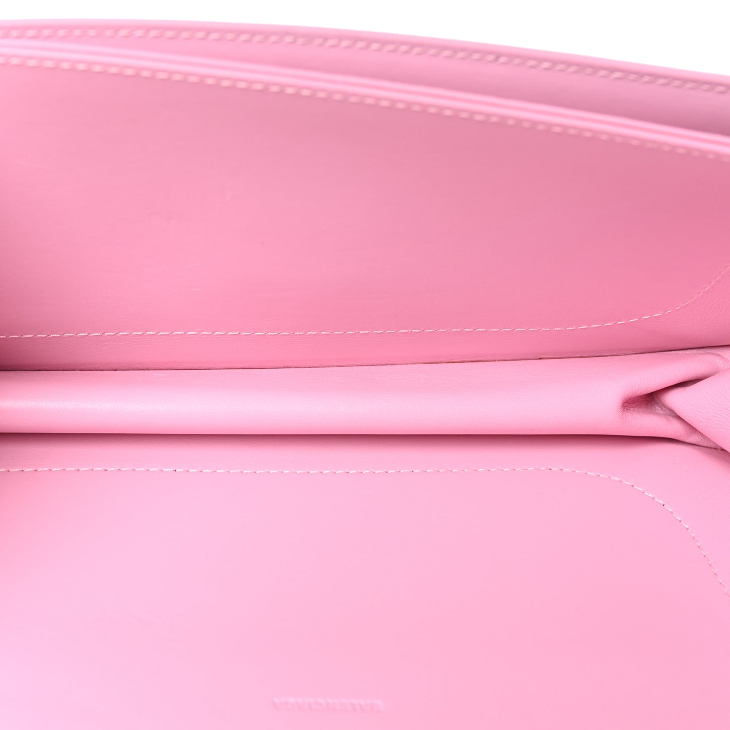 Calfskin Stripe Embossed Medium Gossip Bag Candy Pink