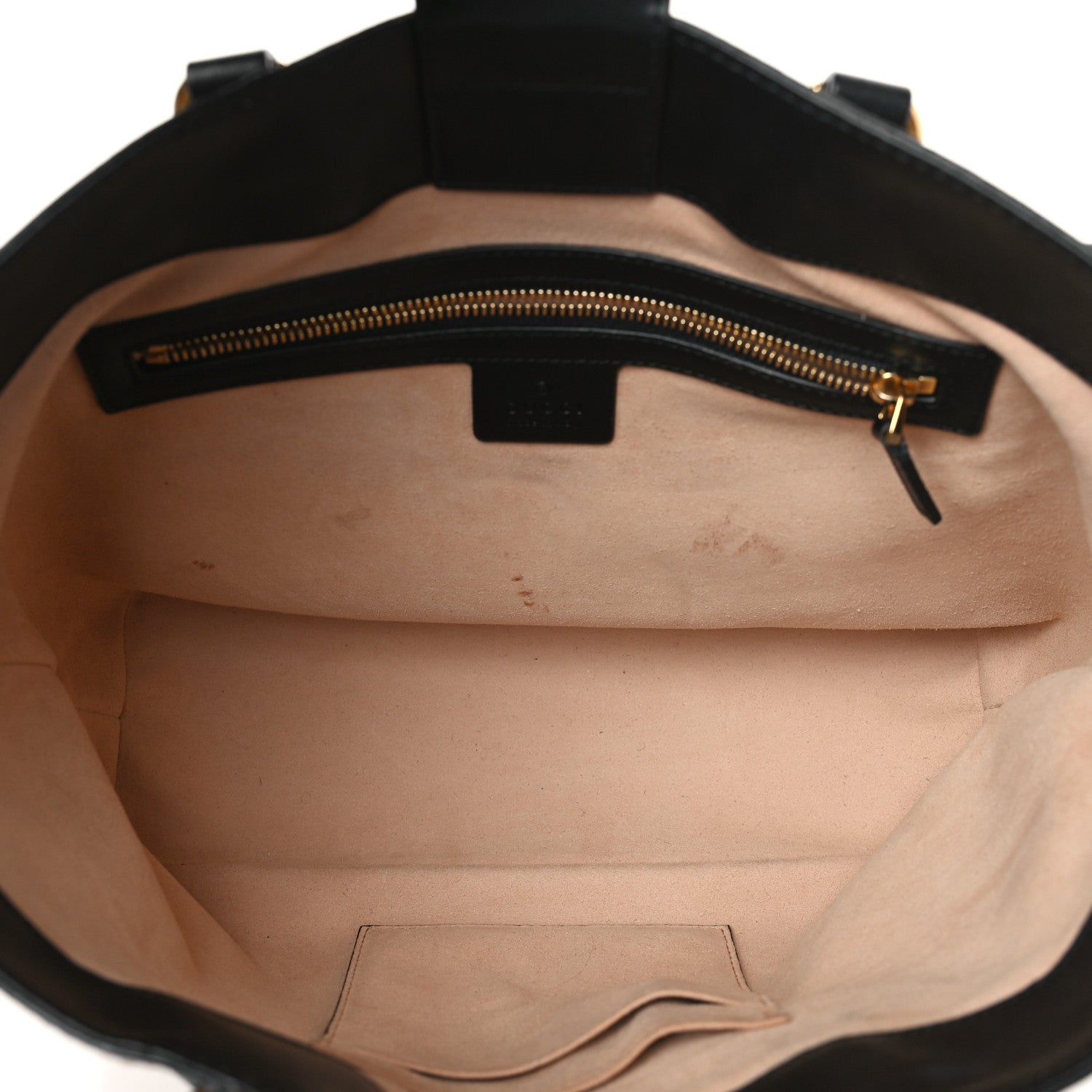 Gucci Soft GG Supreme Monogram Bees Small Crossbody Tote Beige Oro Black 5 of 9