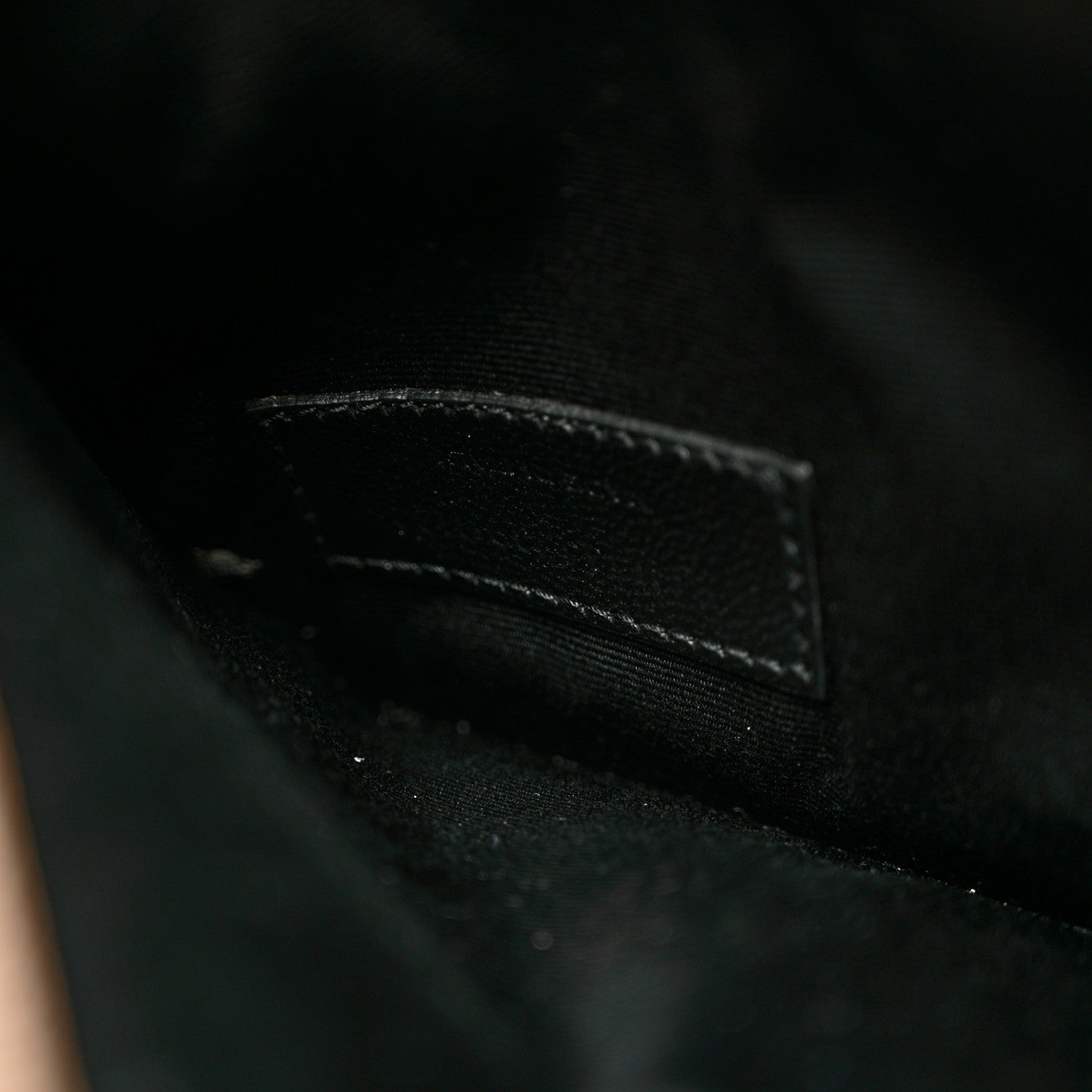 Saint Laurent Grain De Poudre Uptown Pouch Dark Beige 7 of 7
