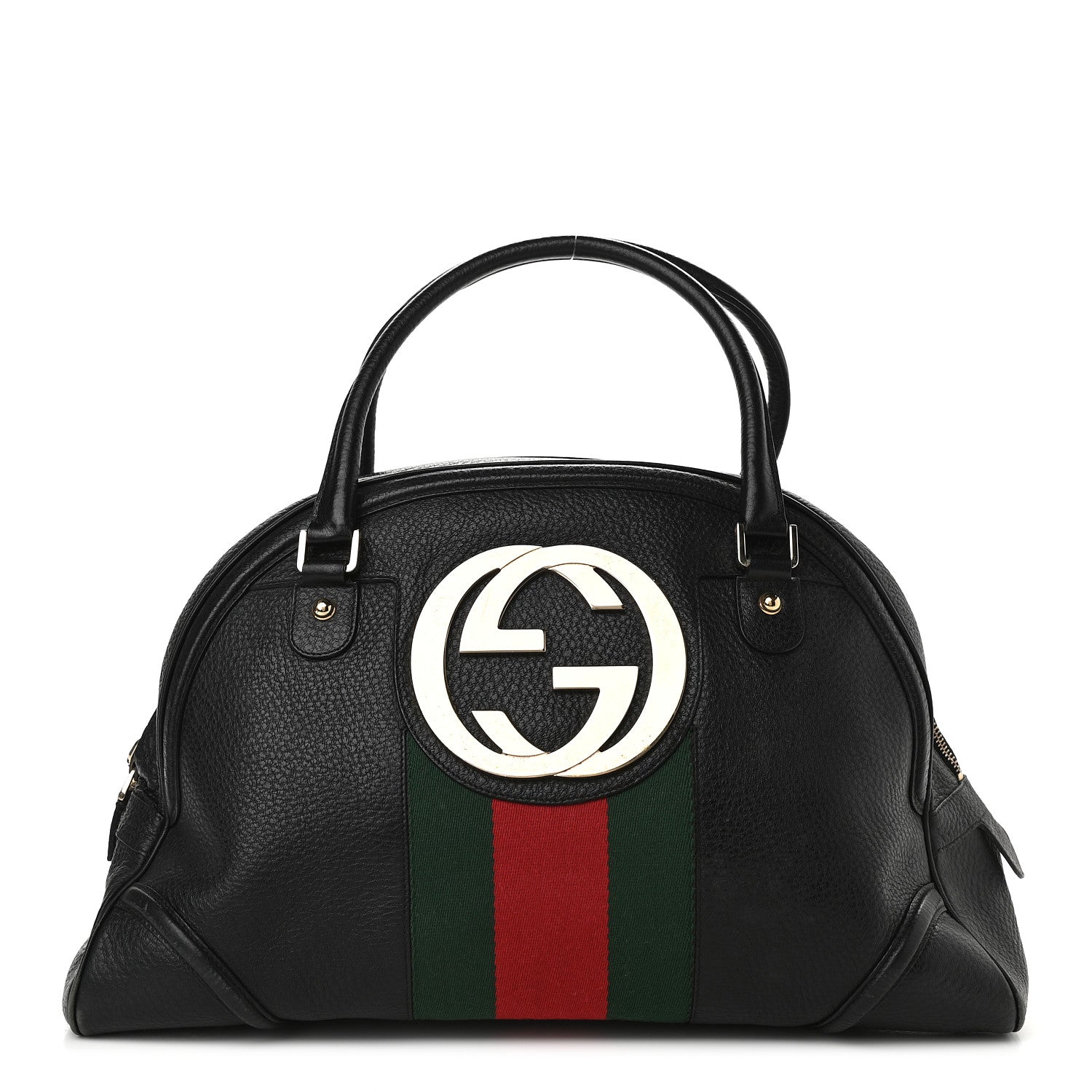 Gucci Calfskin Web Blondie Bowler Black 1 of 9