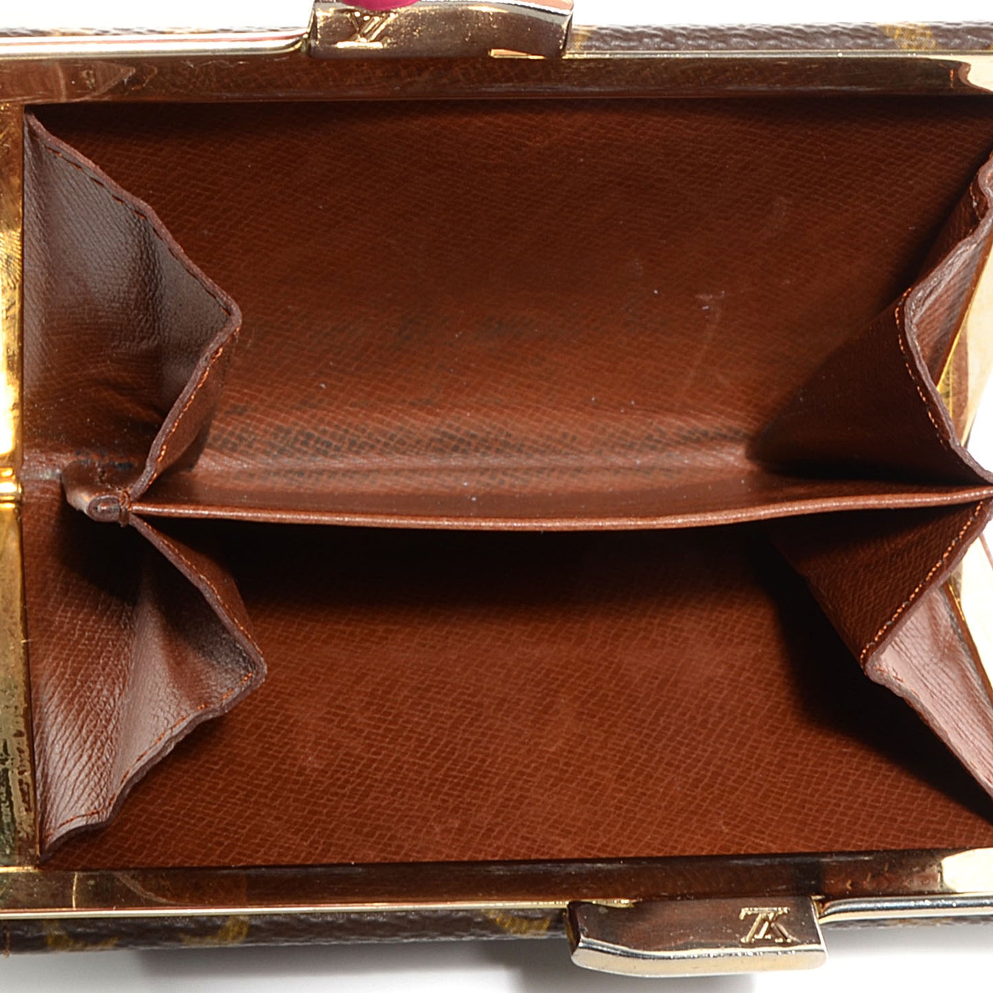 Monogram French Kiss Lock Coin Purse