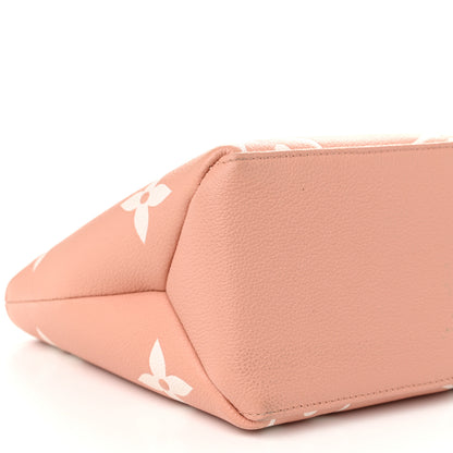 Louis Vuitton Empreinte Monogram Giant Petit Palais Rose Trianon Creme 8 of 10