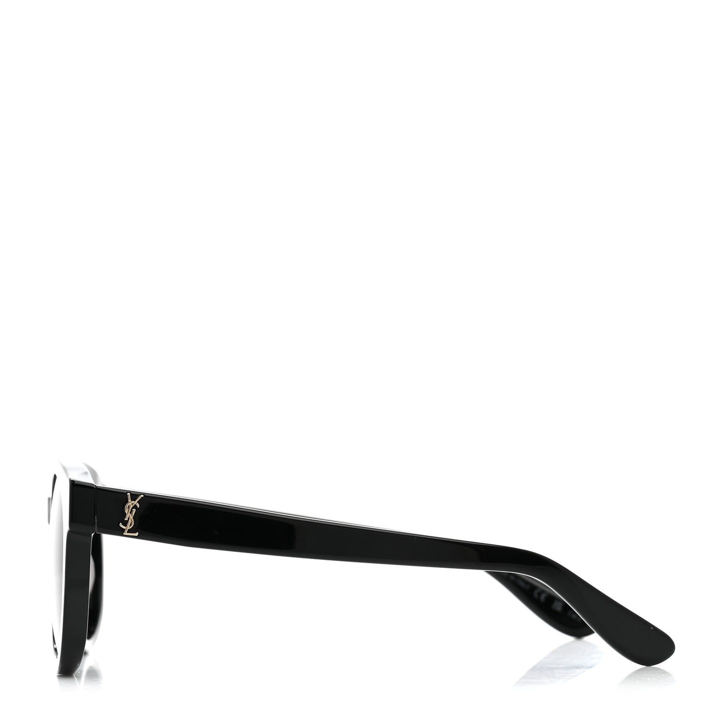 Acetate Round Sunglasses SLM15 Black