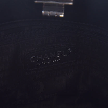 Chanel Glazed Crackled Calfskin Small Reissue Tote Black 6 of 10