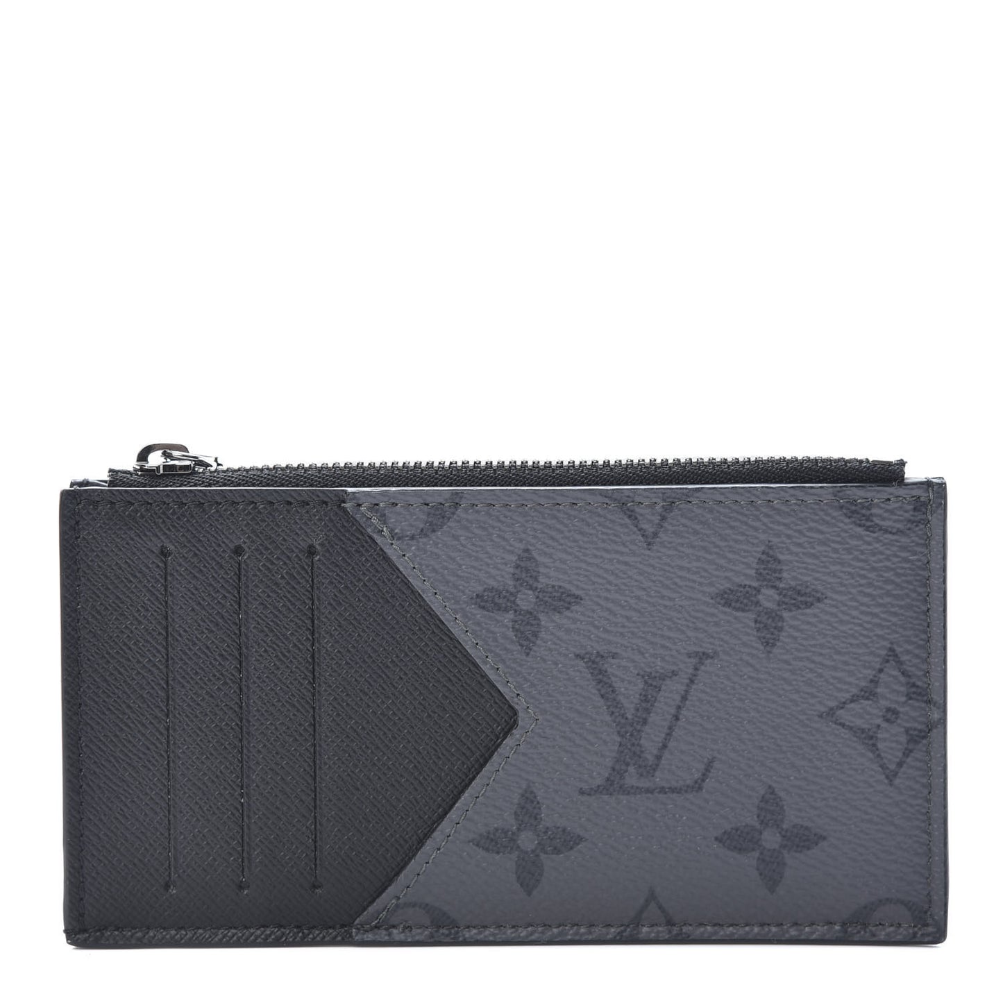 Reverse Monogram Eclipse Taiga Coin Card Holder