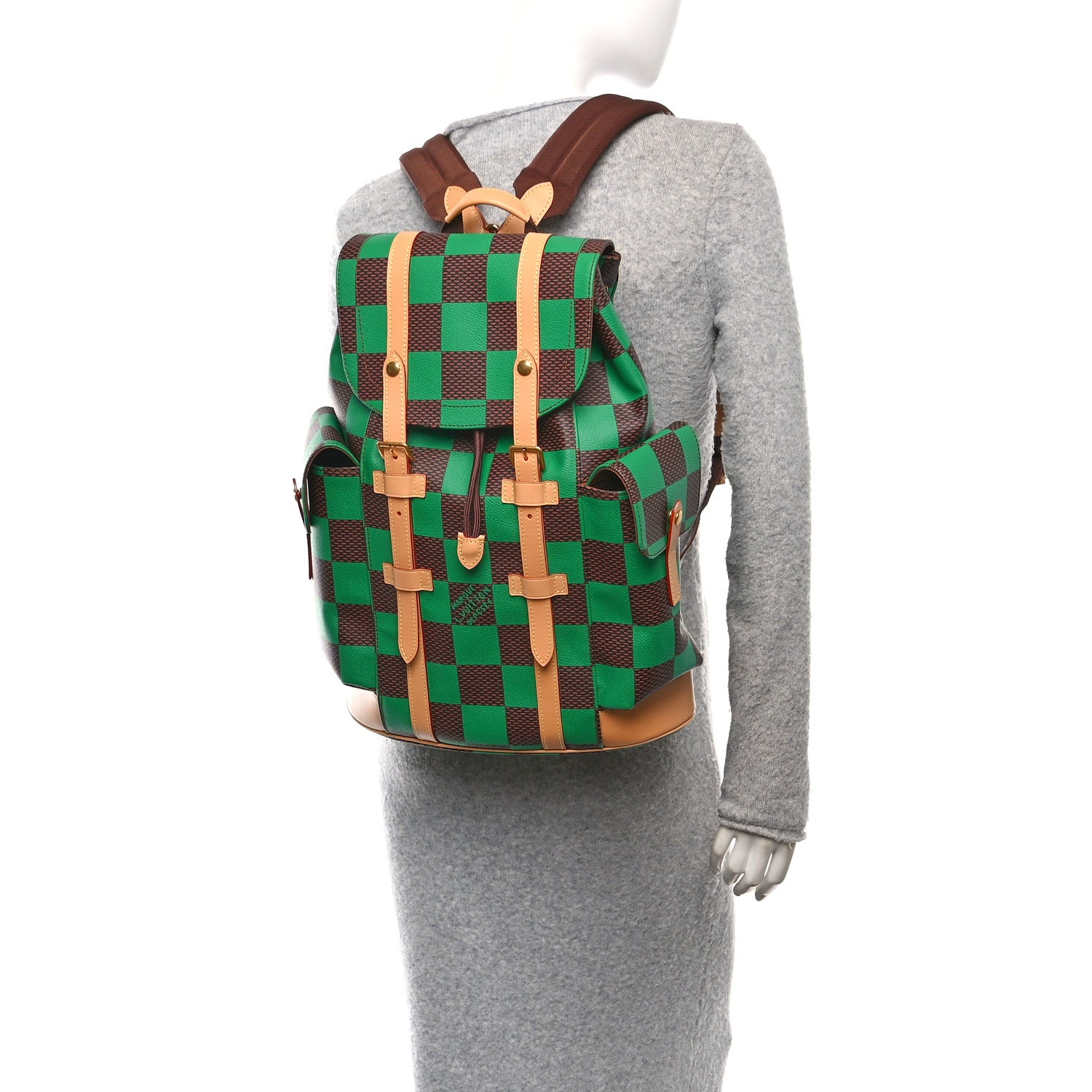 louis vuitton christopher backpack green Louis Vuitton Damier Pop Christopher MM Backpack Green 1773029 –  FASHIONPHILE