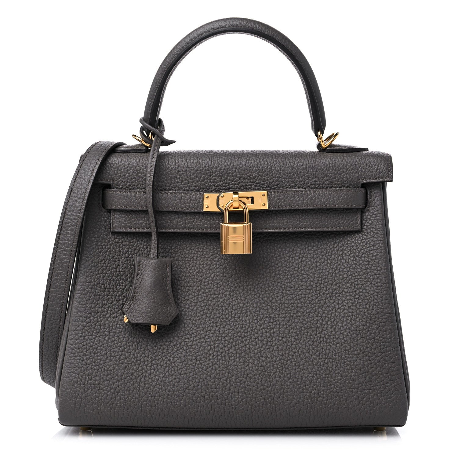 Hermes Togo Kelly Retourne 25 Etain 1 of 10